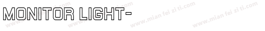 Monitor Light字体转换